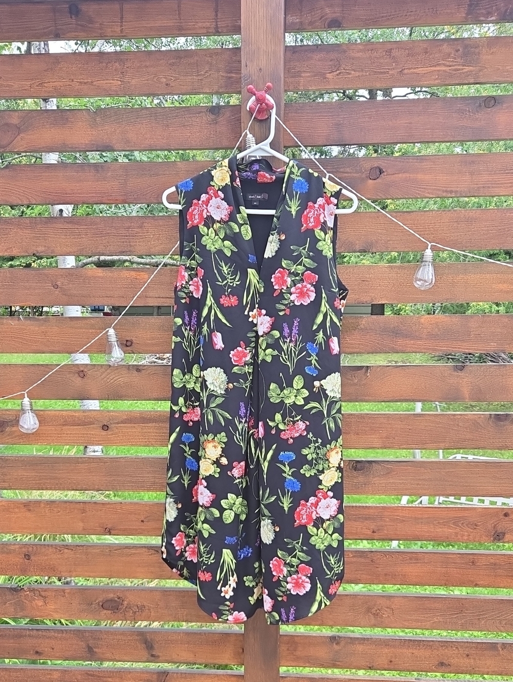 HTF Stork & Babe Floral Maternity Midi Dress V-Neck Smal